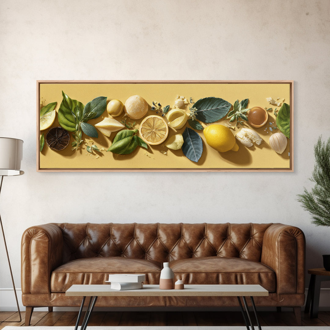 Cocktail and Citrus Bar Composition Canvas Print, Restaurant Art, Fine Art Print, Restaurant Decor, Fine Art, Bistro, RES-3x1-3