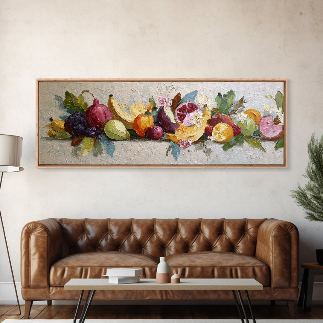 Oyster Platter with Lemons and Champagne Canvas Print, Restaurant Art, Canvas, Restaurant Decor, Bistro, Living Room Decor, RES-3x1-43