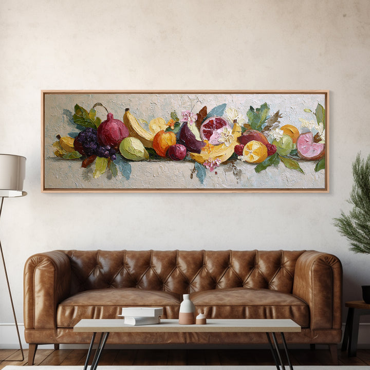 Oyster Platter with Lemons and Champagne Canvas Print, Restaurant Art, Canvas, Restaurant Decor, Bistro, Living Room Decor, RES-3x1-43