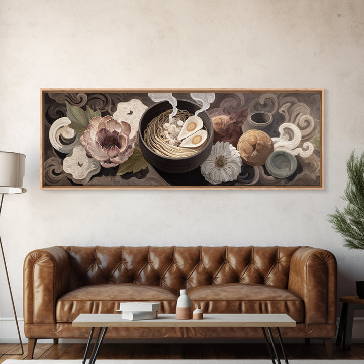 Seafood Lobster and Shell Arrangement Canvas Print, Restaurant Art, Textured Painting, Restaurant Decor, Fine Art, Bistro, RES-3x1-48
