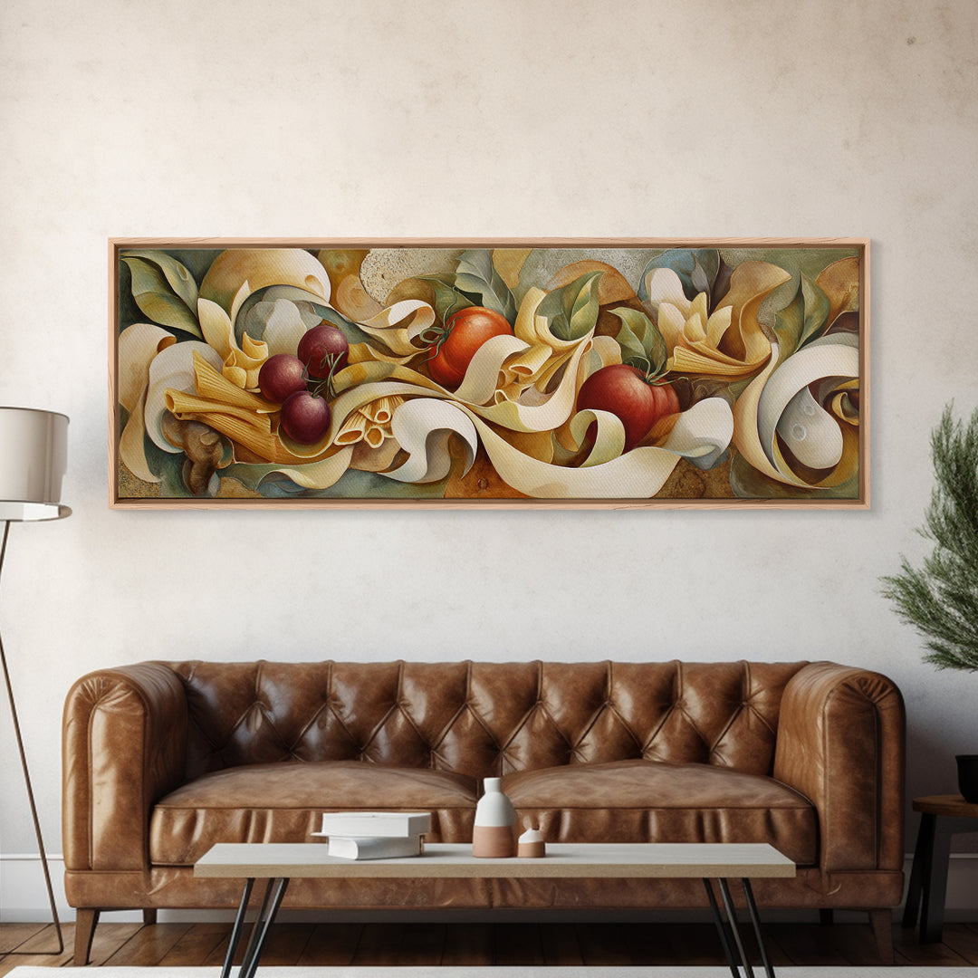 Sushi Fish and Ceramic Plate Composition Framed Canvas Print, Restaurant Art, Gallery Decor, Restaurant Decor, Fine Art, Bistro, RES-3x1-69