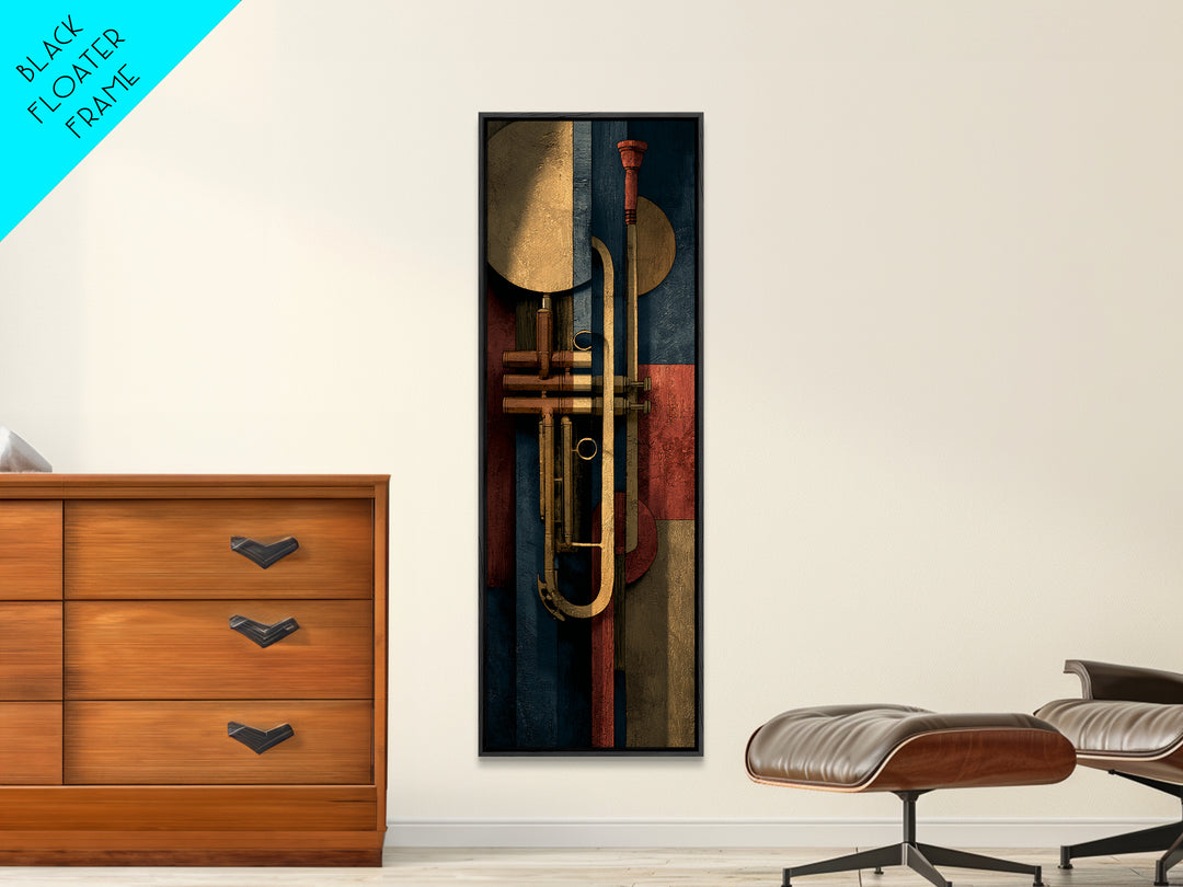 Album Cover Abstract Without Readable Text Canvas Print, Recording Studio Art, Unique Home Decor, Studio Decor, Abstract Art, RSA-1x3-10
