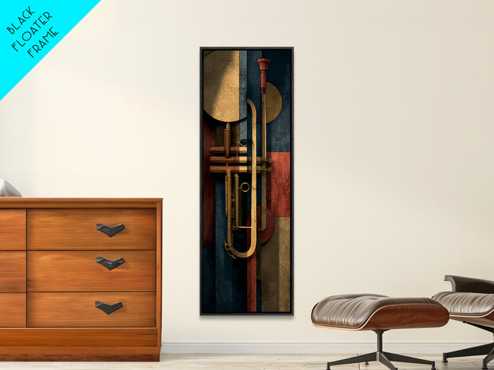 Album Cover Abstract Without Readable Text Canvas Print, Recording Studio Art, Unique Home Decor, Studio Decor, Abstract Art, RSA-1x3-10