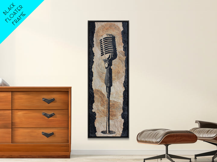 Album Cover Abstract Without Readable Text Canvas Print, Recording Studio Art, Youtube Studio Decor, Studio Decor, Analog, RSA-1x3-34