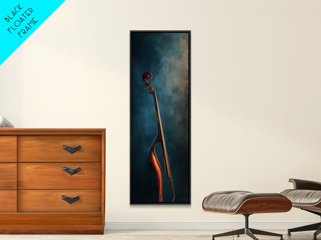 Cello Curve Closeup Canvas Print, Recording Studio Art, Contemporary Art, Studio Decor, Fine Art, Analog, Digital Download Art, RSA-1x3-56