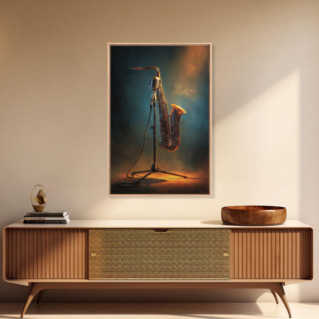 Microphone Cable Forming Elegant Line Art Canvas Print, Recording Studio Art, Contemporary Art, Studio Decor, Analog, RSA-2x3-53