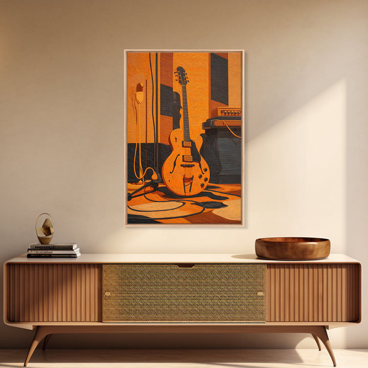 Sound Booth Foam Pattern Transformed into Design Canvas Print, Recording Studio Art, Digital Download Art, Studio Decor, Analog, RSA-2x3-8
