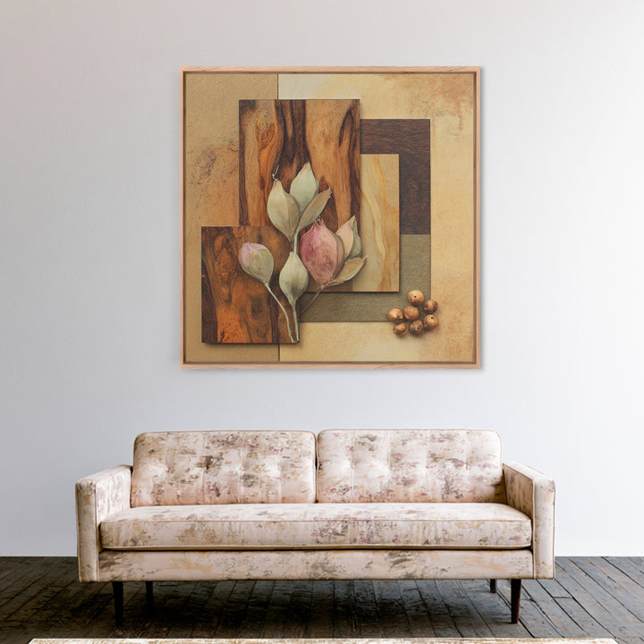 Wood Grain Abstract Framed Canvas Print, Rustic Art, Wood Wall Art, Farmhouse Decor, Abstract Art, Rustic, Eclectic Wall Art, RUS-1x1-56