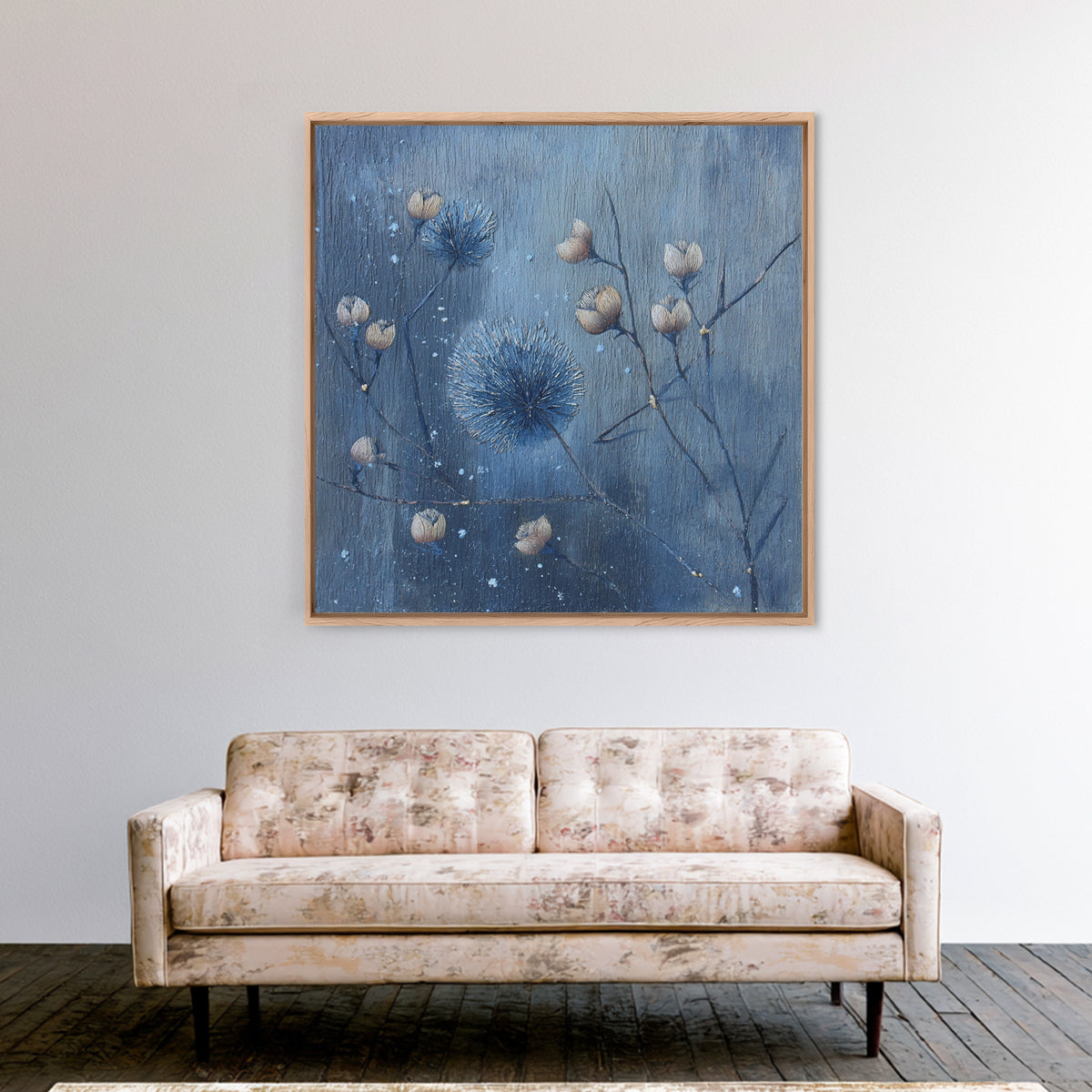 Wood Grain Abstract Framed Canvas Print, Rustic Art, Oil Painting, Farmhouse Decor, Rustic, Modern Art, Landscape Painting, RUS-1x1-8