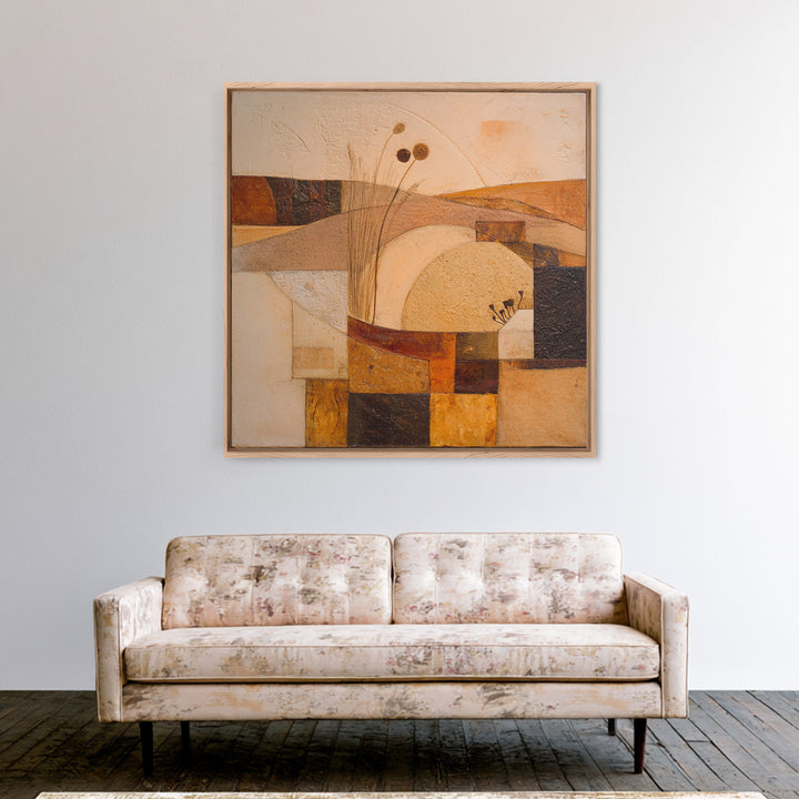 Wood Grain Abstract Framed Canvas Print, Rustic Art, Neutral Decor, Farmhouse Decor, Abstract Art, Rustic, Home Decor, RUS-1x1-80