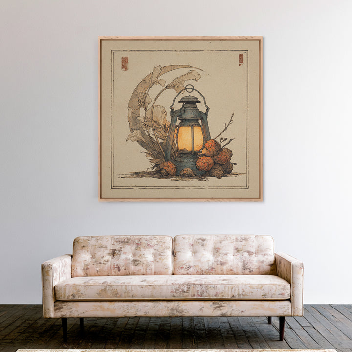 Rusty Horseshoe and Rope Composition Canvas Print, Rustic Art, Statement Artwork, Farmhouse Decor, Rustic, Digital Prints, RUS-1x1-85