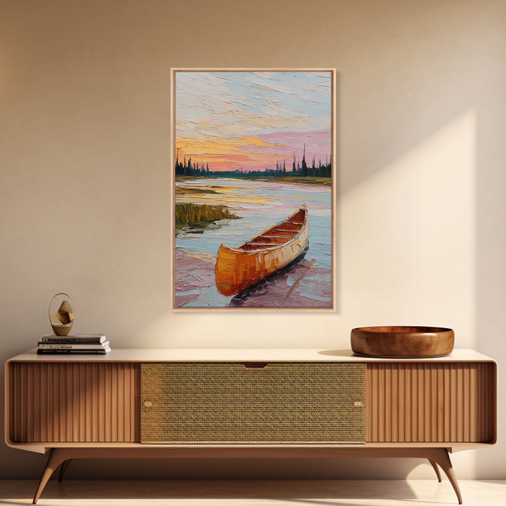 Wood Grain Abstract Framed Canvas Print, Rustic Art, Room Decor, Farmhouse Decor, Abstract Art, Rustic, Oil Painting, RUS-2x3-64