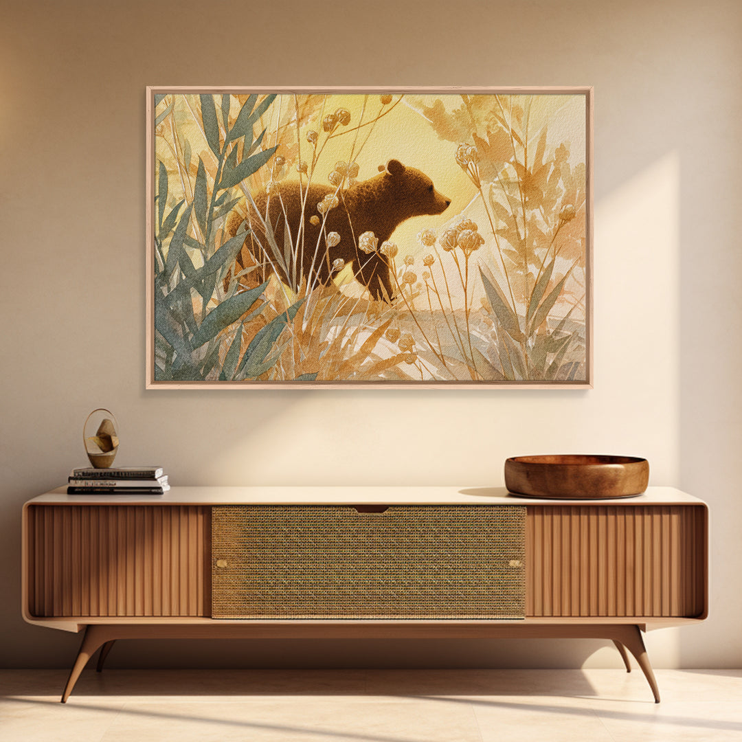 Buffalo Portrait with Western Texture Canvas Print, Rustic Art, Wood Wall Art, Farmhouse Decor, Rustic, Eclectic Wall Art, RUS-3x2-26