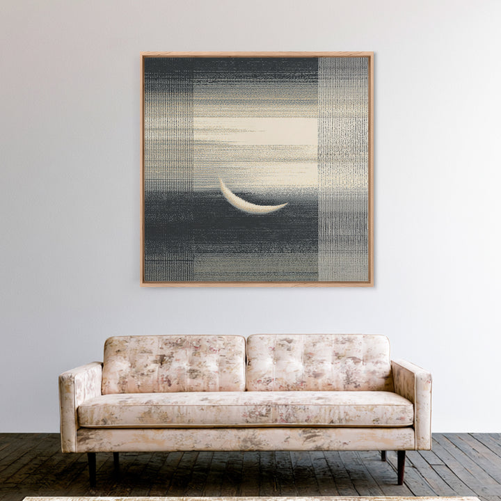 Hygge Candle and Pine Branch Still Life Framed Canvas Print, Scandinavian Art, Scandinavian, Living Room Decor, Nordic, SCA-1x1-100