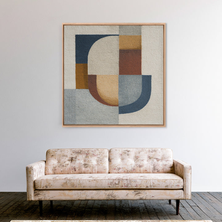 Soft Wool Texture Abstract Canvas Print, Scandinavian Art, Farmhouse Decor, Living Room Decor, Abstract Art, Nordic, SCA-1x1-19