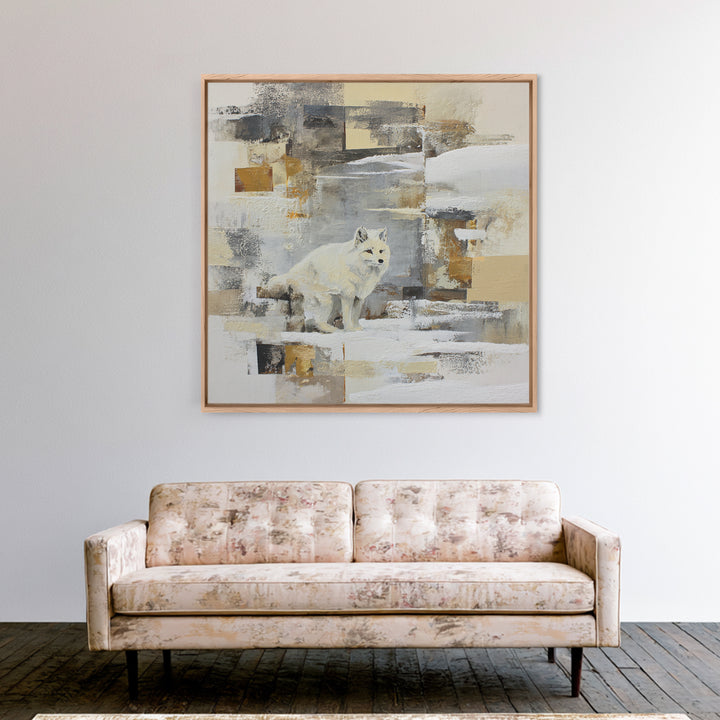 Birch Tree Trunks Framed Canvas Print, Scandinavian Art, Decor, Living Room Decor, Abstract Art, Nordic, Printable Art, SCA-1x1-57