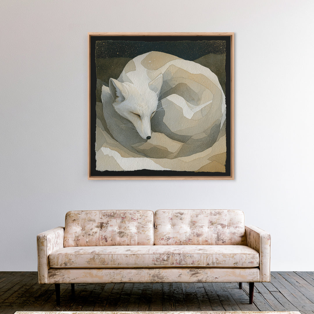 Soft Beige Geometric Abstraction Canvas Print, Scandinavian Art, Printable, Living Room Decor, Nordic, Abstract Wall Art, SCA-1x1-99