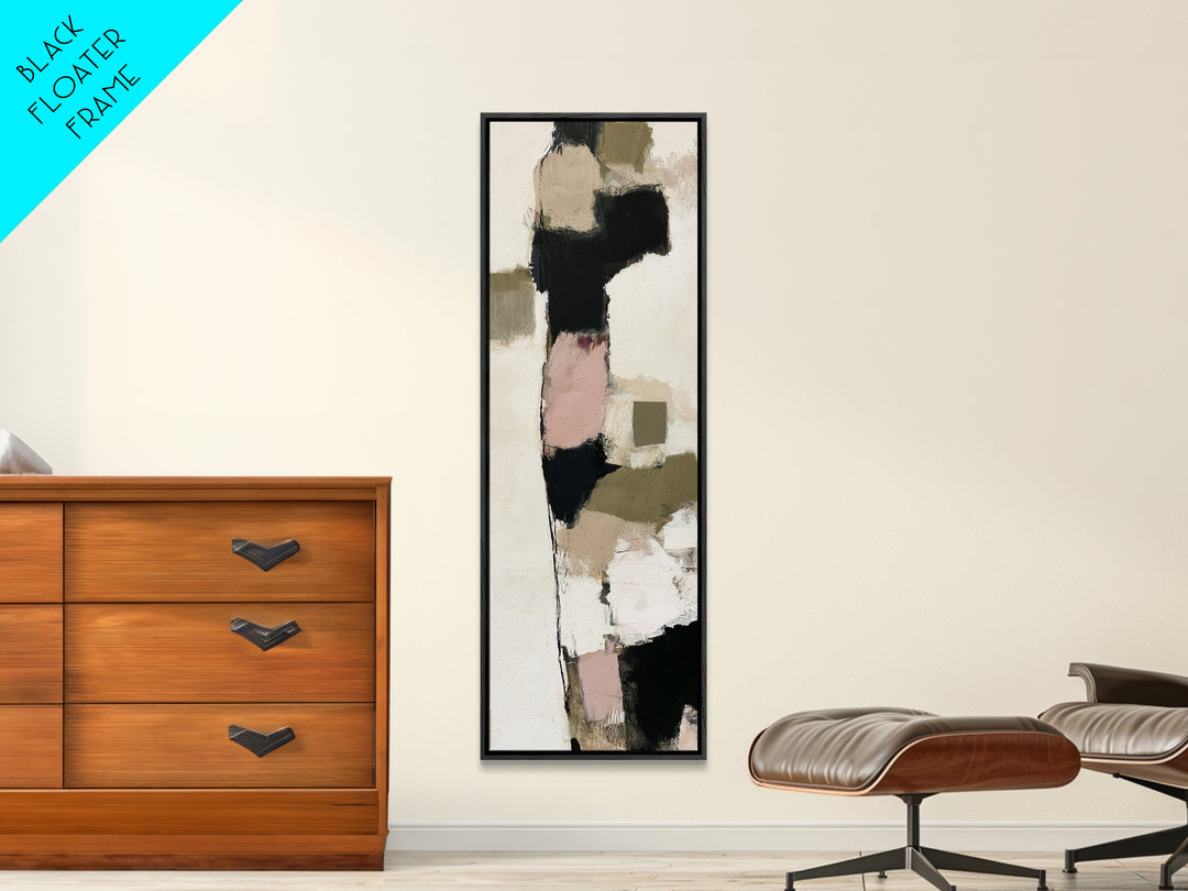 Soft Wool Texture Abstract Canvas Print, Scandinavian Art, Neutral Decor, Living Room Decor, Fine Art, Nordic, Wall Decor, SCA-1x3-55