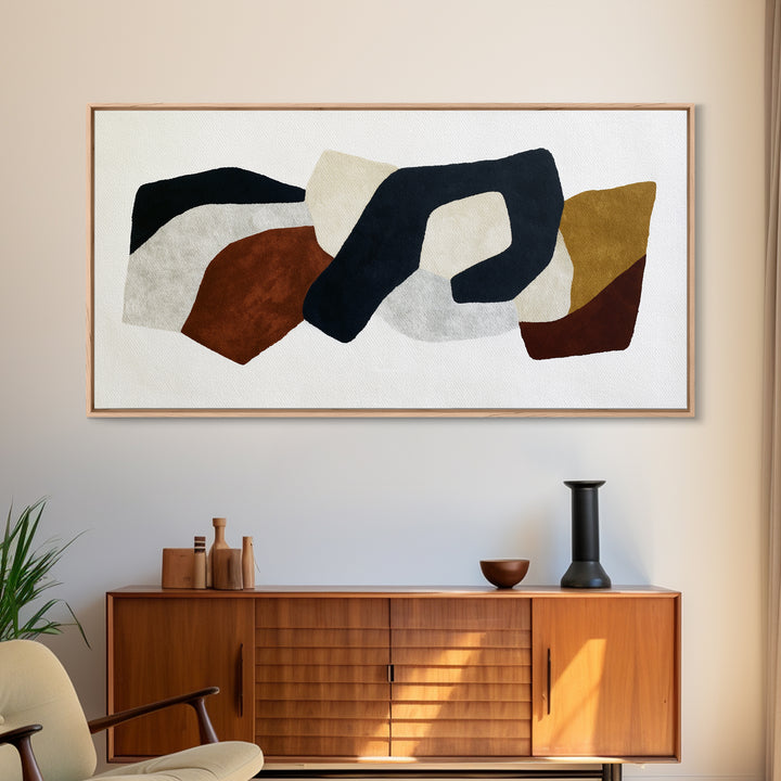 Soft Wool Texture Abstract Canvas Print, Scandinavian Art, Wall Art Print, Living Room Decor, Abstract Art, Nordic, SCA-2x1-63
