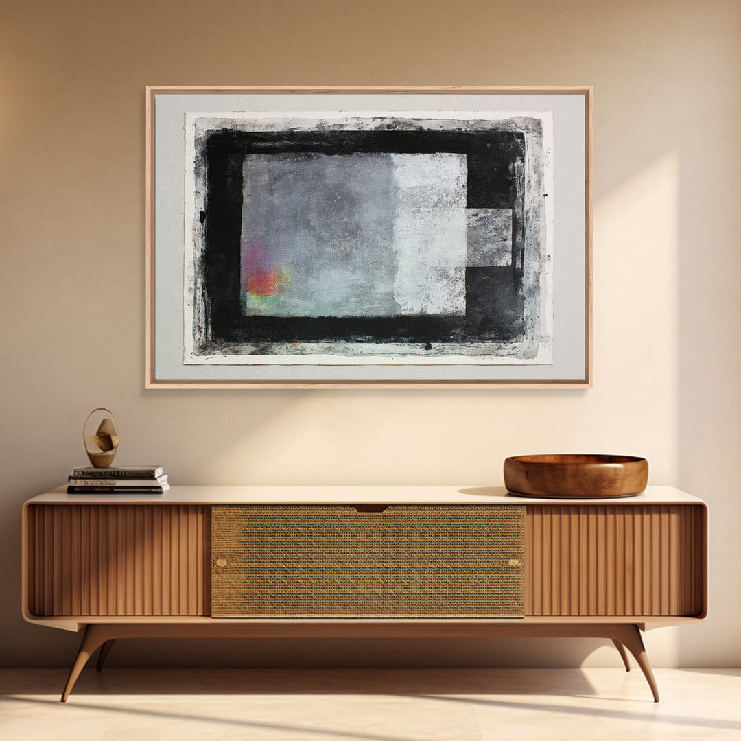 Scandinavian Textile Pattern Framed Canvas Print, Scandinavian Art, Abstract Art, Living Room Decor, Fine Art, Nordic, SCA-3x2-92