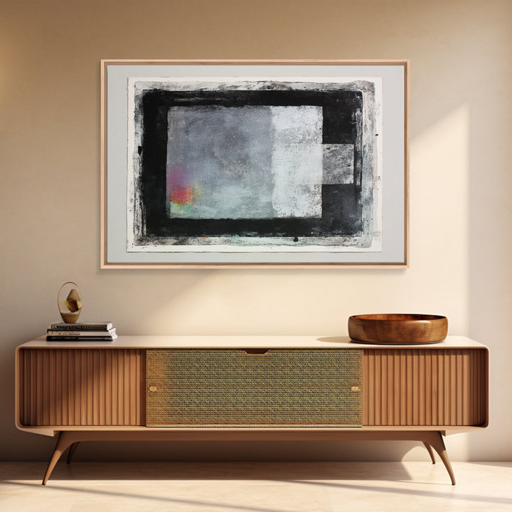 Scandinavian Textile Pattern Framed Canvas Print, Scandinavian Art, Abstract Art, Living Room Decor, Fine Art, Nordic, SCA-3x2-92