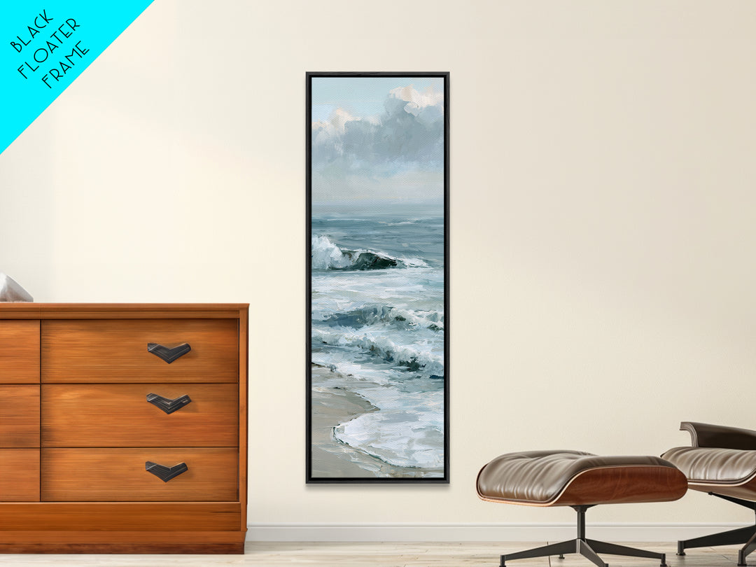 Calm Blue Horizon Canvas Print, Seascape Art, Coastal Wall Art, Coastal Decor, Fine Art, Seascape, Luxury Decor, Room Decor, SEA-1x3-14