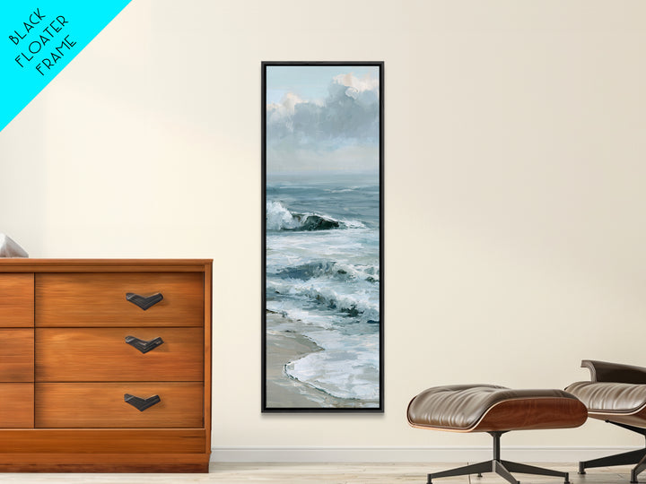 Calm Blue Horizon Canvas Print, Seascape Art, Coastal Wall Art, Coastal Decor, Fine Art, Seascape, Luxury Decor, Room Decor, SEA-1x3-14