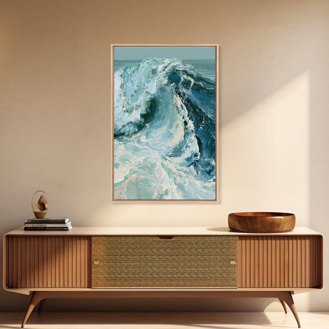 Wild Atlantic Wave Canvas Print, Seascape Art, Original Painting, Coastal Decor, Fine Art, Seascape, Living Room Decor, SEA-2x3-49