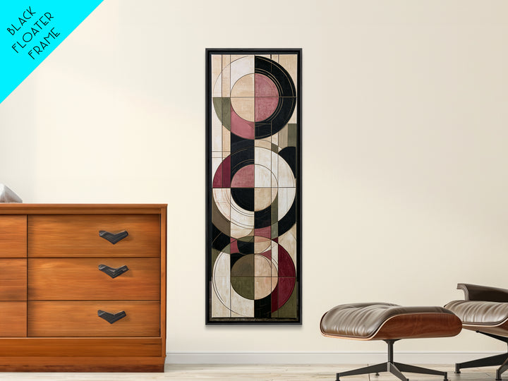 Chakra Color Wheel Without Heavy Symbolism Canvas Print, Sacred Geometry Art, Geometric Wall Art, Living Room Decor, Geometry, SGA-1x3-71