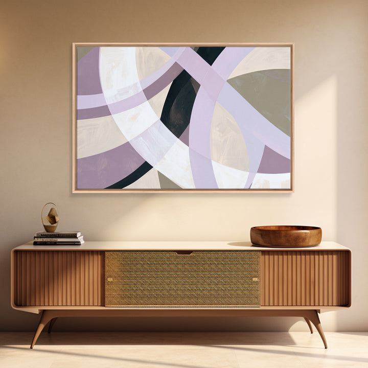 Crystal Grid Pattern Framed Canvas Print, Sacred Geometry Art, Boho Decor, Living Room Decor, Geometry, Spiritual Wall Art, SGA-3x2-9
