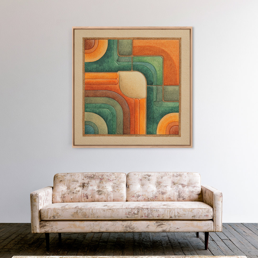 Pebble Texture Abstract Canvas Print, Spa Art, Abstract Print, Spa Decor, Abstract Art, Serenity, Esthetician Decor, SPA-1x1-15