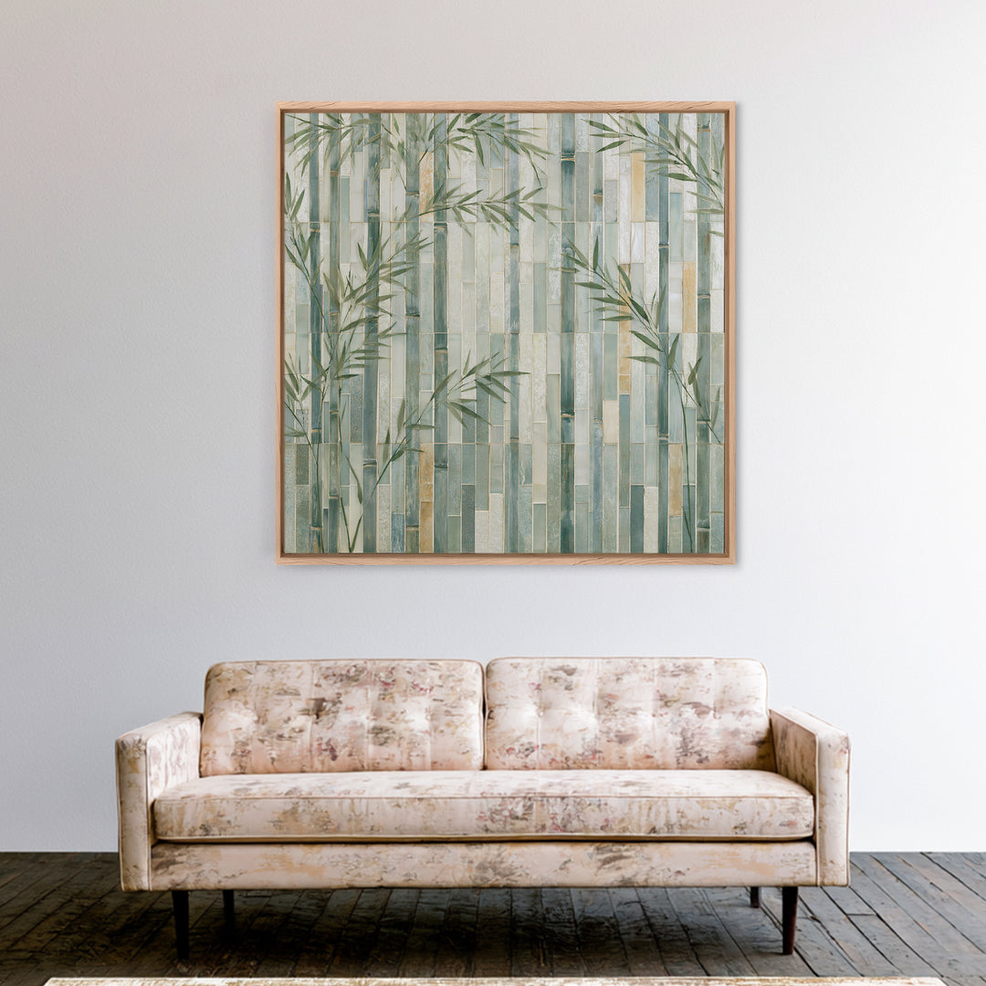 Misty Bamboo Forest Canvas Print, Spa Art, Fine Art Print, Spa Decor, Fine Art, Serenity, Wall Decor, Printable Wall Art, SPA-1x1-5