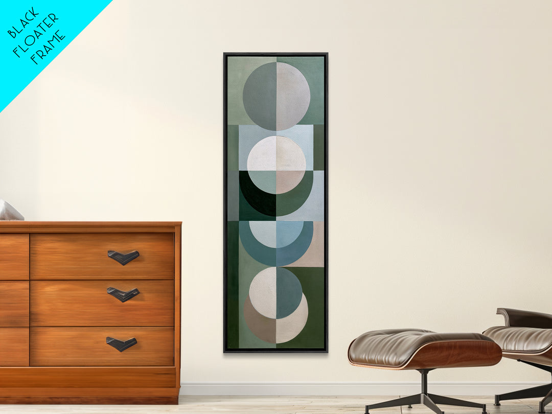 Sage and Ivory Geometric Calm Composition Canvas Print, Spa Art, Fine Art Photography, Spa Decor, Fine Art, Serenity, SPA-1x3-33