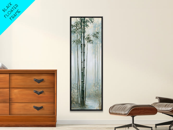 Misty Bamboo Forest Canvas Print, Spa Art, Printable Art, Spa Decor, Fine Art, Serenity, Fine Art Photography, Animal Art, SPA-1x3-65