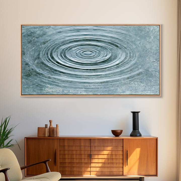 Abstract Water Ripples Canvas Print, Spa Art, Nature Prints, Spa Decor, Abstract Art, Serenity, Dog Groomer Gifts, Salon Decor, SPA-2x1-74