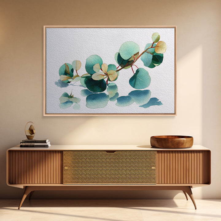 Sage and Ivory Geometric Calm Composition Framed Canvas Print, Spa Art, Dog Canvas, Spa Decor, Fine Art, Serenity, Art Print, SPA-3x2-25