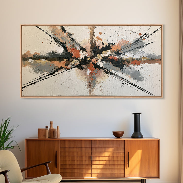 Abstract Aura Portrait Framed Canvas Print, Spiritual Art, Boho Wall Art, Living Room Decor, Fine Art, Spirit, Modern Decor, SPI-2x1-84