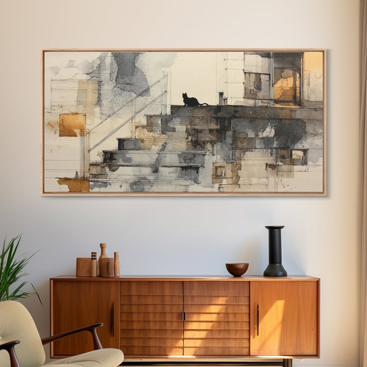 Brick Wall Texture Framed Canvas Print, Street Art, Bar Art, Living Room Decor, Urban, Fine Art Print, Statement Artwork, STR-2x1-96
