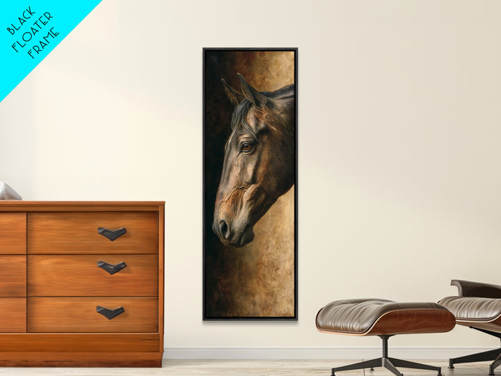 Realistic Horse Portrait Canvas Print, Traditional Art, Art Commissions, Living Room Decor, Fine Art, Classic, Pokemon Poster, TRA-1x3-39
