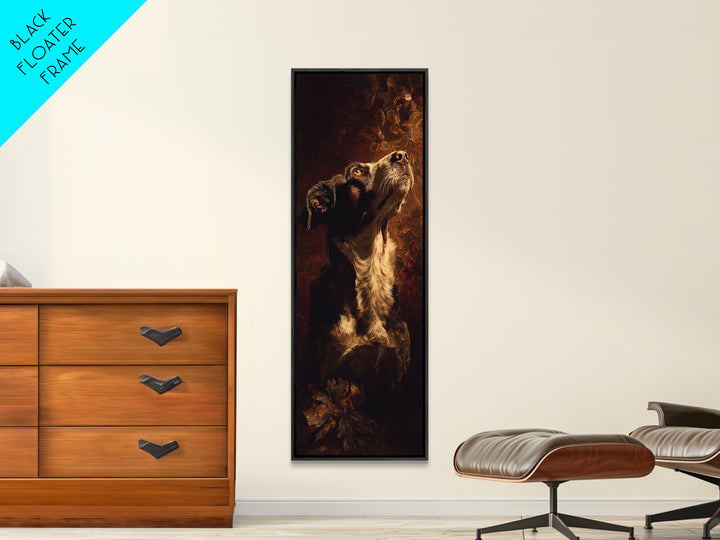 Hunting Dog Portrait Canvas Print, Traditional Art, Custom Art, Living Room Decor, Classic, Modern Decor, Fine Art Print, TRA-1x3-72