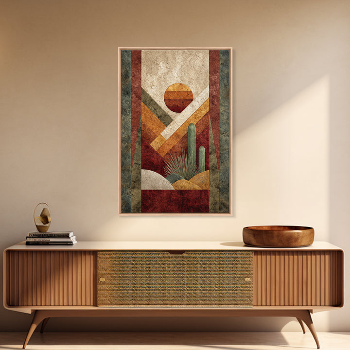Desert Rhythm Pattern Canvas Print, Tribal Art, Unique Wall Art, Living Room Decor, Fine Art, Tribal, Abstract Print, TRI-2x3-54