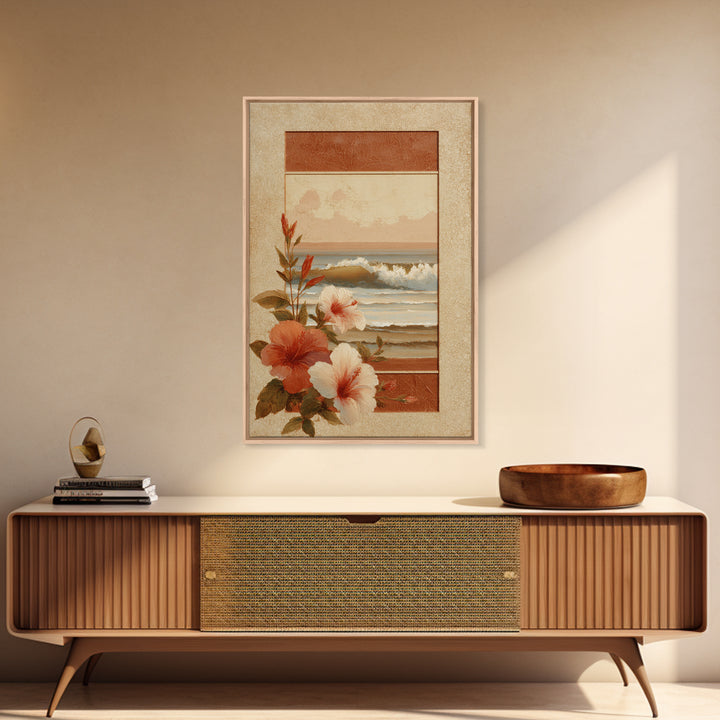 Sunset Surf Scene Canvas Print, Tropical Art, Digital Prints, Living Room Decor, Tropic 454, Set of Prints, Coastal Wall Art, TRO-2x3-54