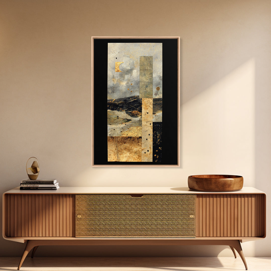 Taxi Cab Motion Blur Canvas Print, Urban Art, Gay Art, Living Room Decor, Abstract Art, Urban, Minimalist Decor, URB-2x3-11