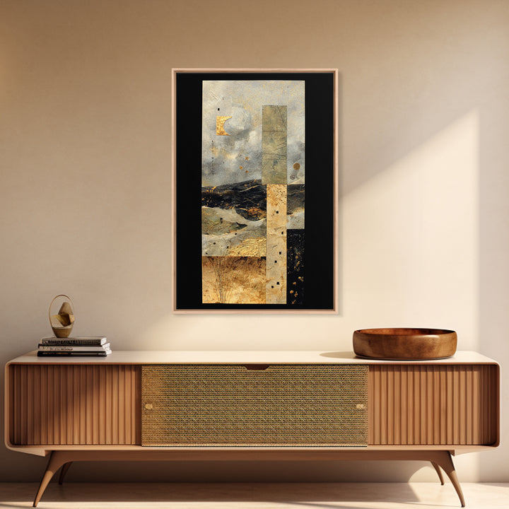 Taxi Cab Motion Blur Canvas Print, Urban Art, Gay Art, Living Room Decor, Abstract Art, Urban, Minimalist Decor, URB-2x3-11