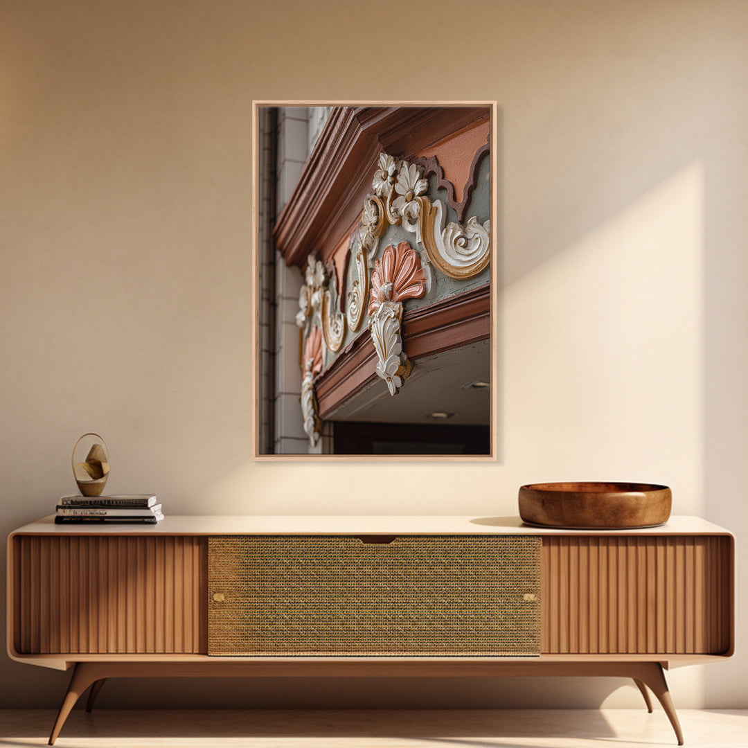 Old Theater Marquee Shapes Without Text Canvas Print, Urban Art, Living Room Decor, Abstract Art, Urban, Printable Art, URB-2x3-29