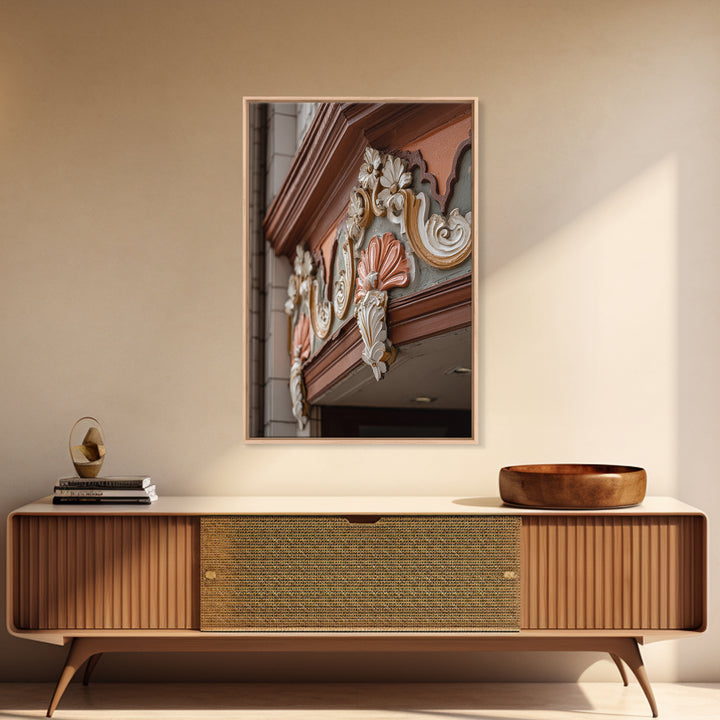 Old Theater Marquee Shapes Without Text Canvas Print, Urban Art, Living Room Decor, Abstract Art, Urban, Printable Art, URB-2x3-29