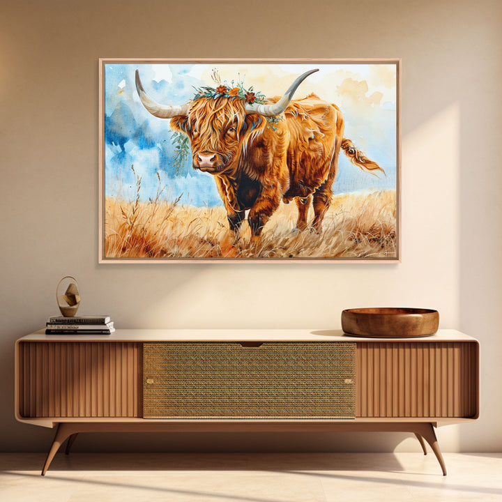 Cow Wall Art, Cow Print, Cow Wallhanging, Farmhouse Decor, Country Western Decor, Cow Lover Gift, Cottage Core Framed Art, Cute Cow