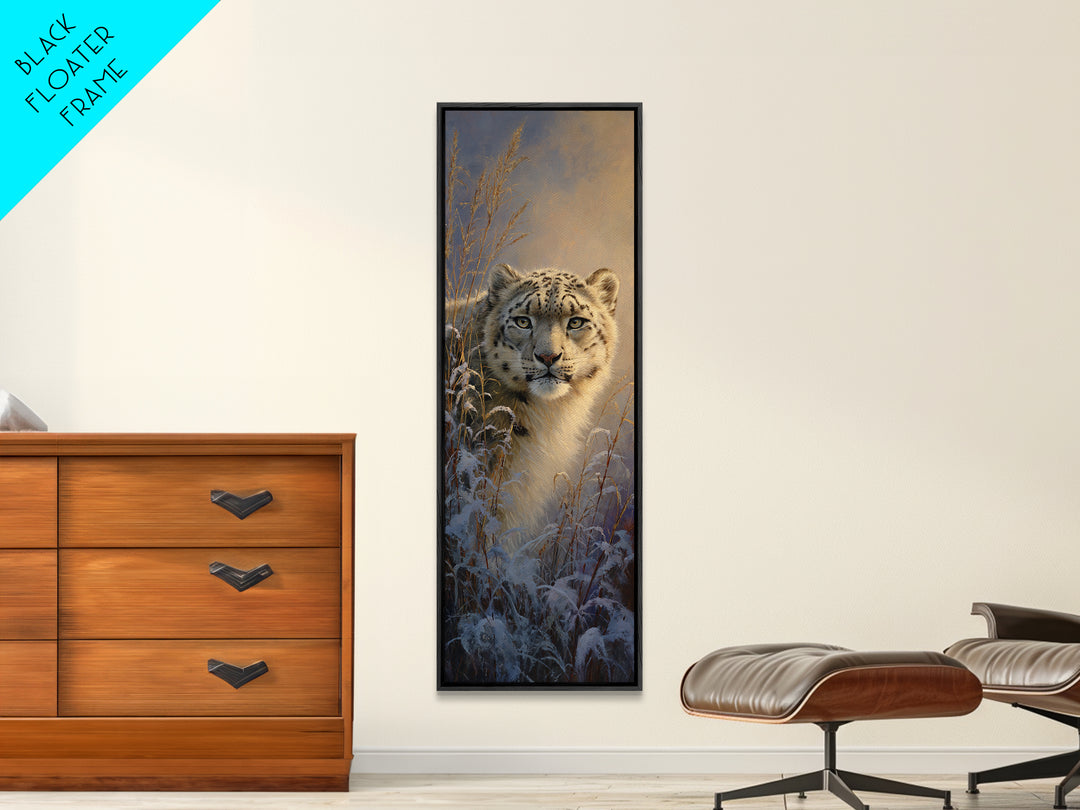 Whimsical Animal Portrait Canvas Print, Wall Art, Large Wall Art, Living Room Decor, Fine Art, Abstract Wall Art, WAL-1x3-11