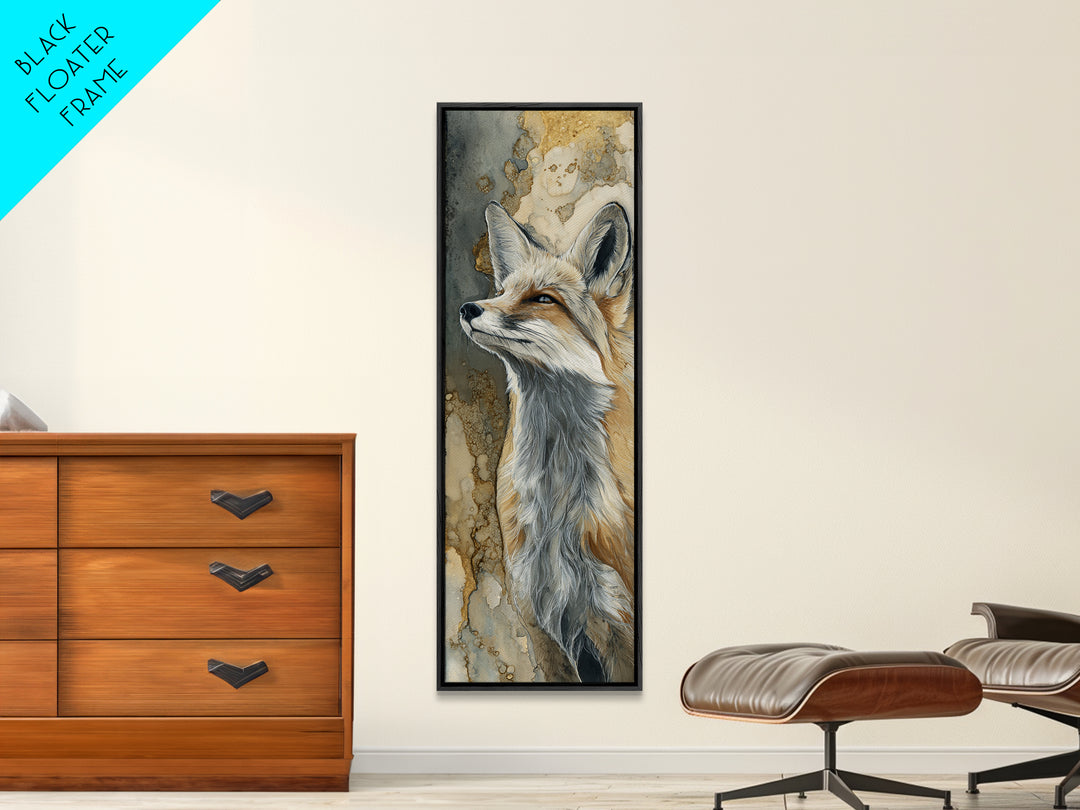 Whimsical Animal Portrait Canvas Print, Wall Art, Wall Art Prints, Living Room Decor, Fine Art, Abstract Art, WAL-1x3-35