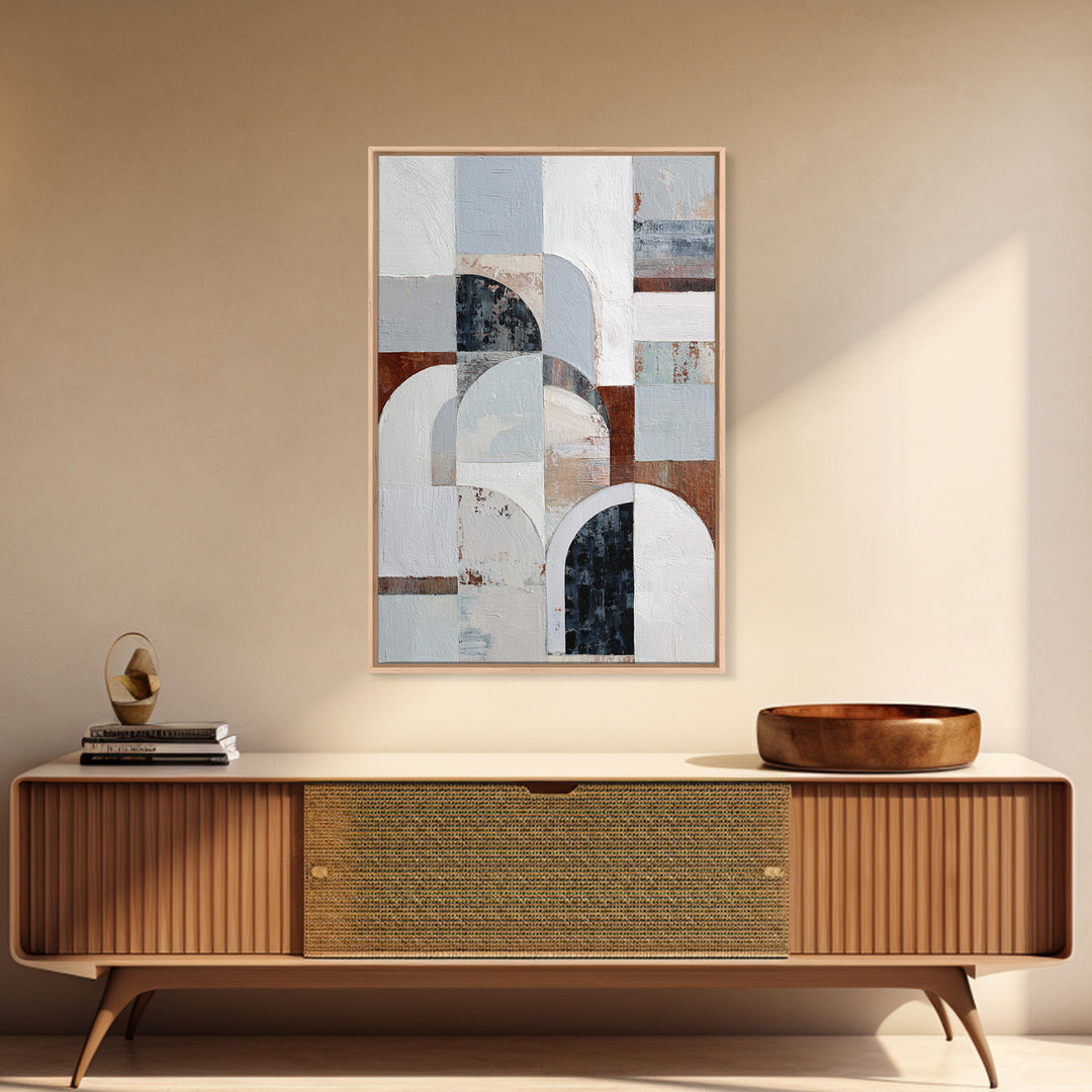 Luxury Neutral Plaster Texture Abstract Canvas Print, Wall Art, Art Print, Living Room Decor, Abstract Art, Wall Hanging, WAL-2x3-23